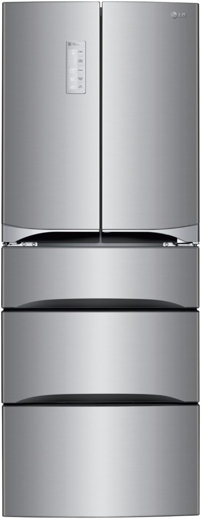 LG - GB6140PZQV Multi Door - Fridge Freezer - Stainless Steel